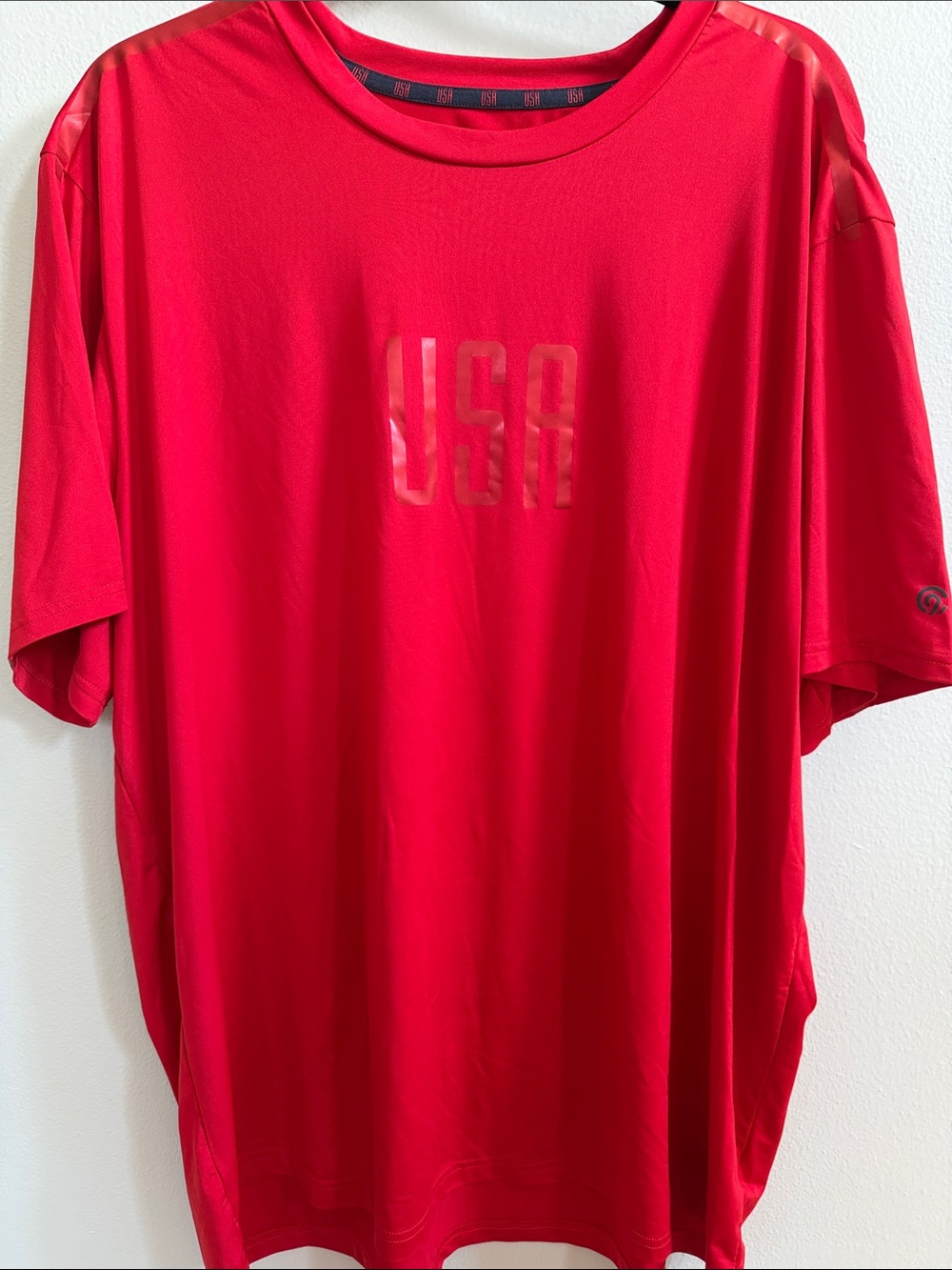 Champion Red USA Performance Short Sleeve Tee